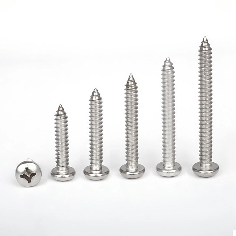 Hindi kinakalawang na asero DIN 7981 Pan Head Self Tapping Screw