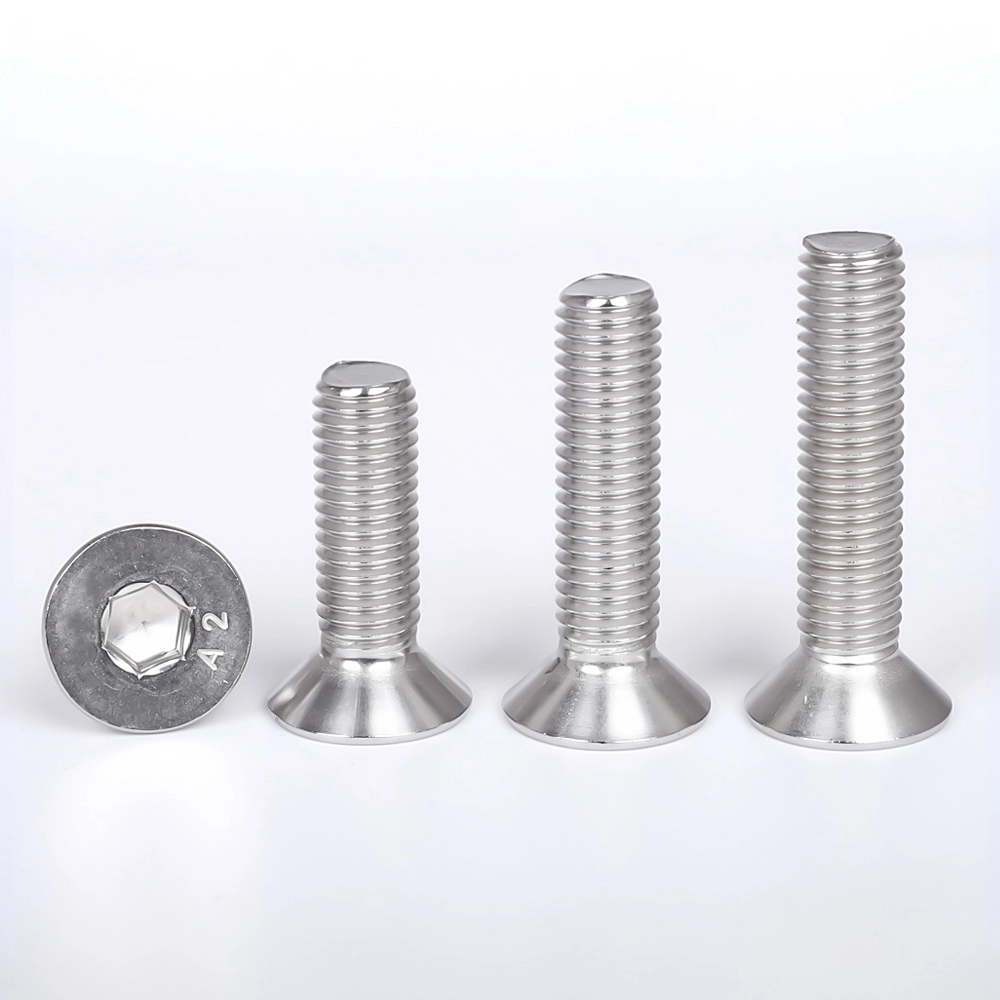 Hindi kinakalawang na asero DIN 7991 Countersunk Hex Socket Screw